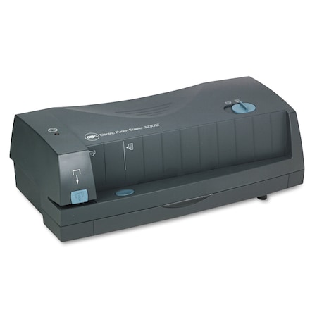 Gbc Electric 3230ST 2-to-3-Hole Adjust Punch/Stapler, 9/32in, 24 Sht, Gray 7704280